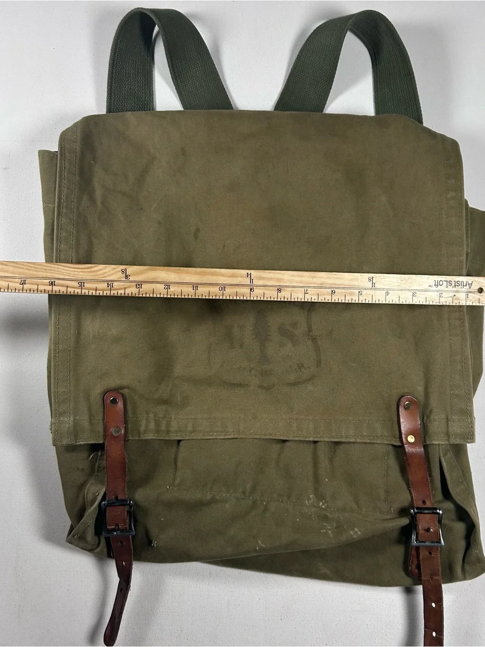 Vintage USFS Canvas Rucksack Backpack - Anchor Ind. (US Forest Service)